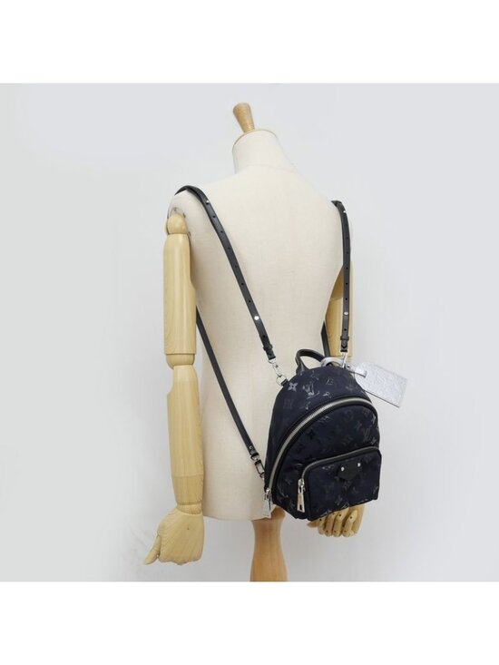 Louis Vuitton Monogram Nylon Palm Spring Mini Backpack Black Bag main image 10